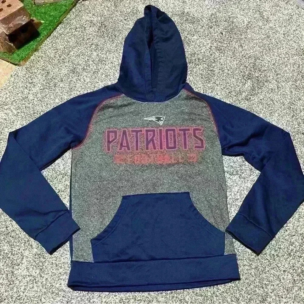 Men's Fanatics New England Patriots Chiller Fleece Hoodie (S) Athletic fit